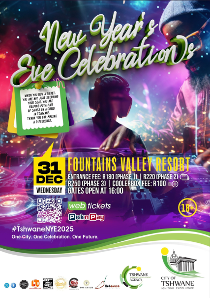 CITY OF TSHWANE NEW YEAR’S EVE CELEBRATION
